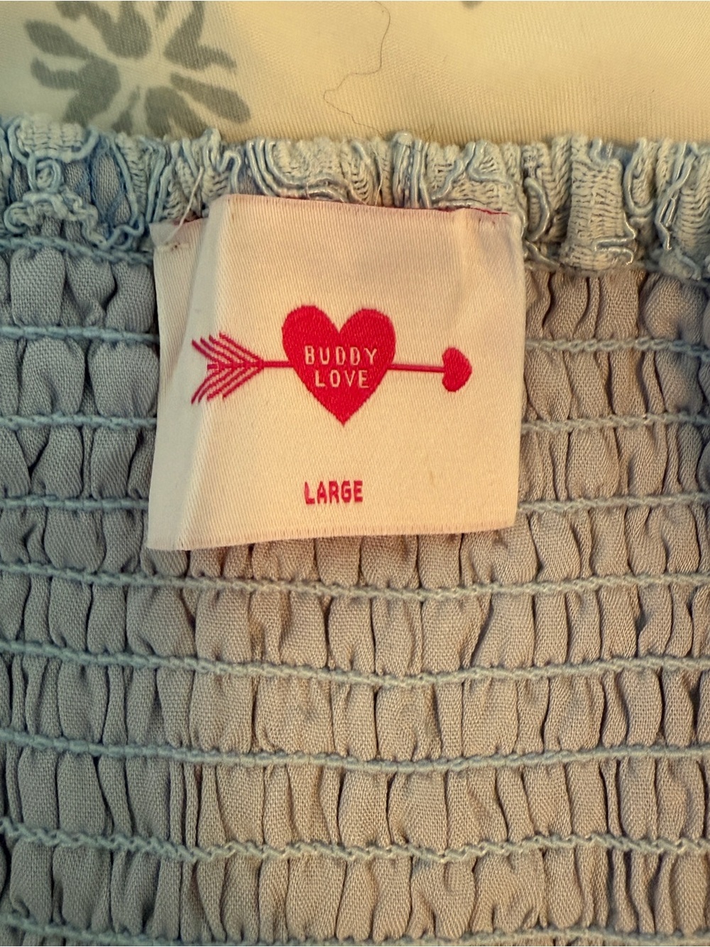 Buddy Love Blue Lace Maxi Dress - Picture 4 of 4